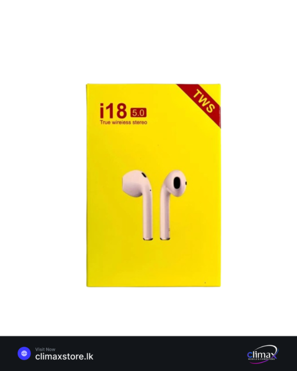 i18 Wireless Earphone Yellow