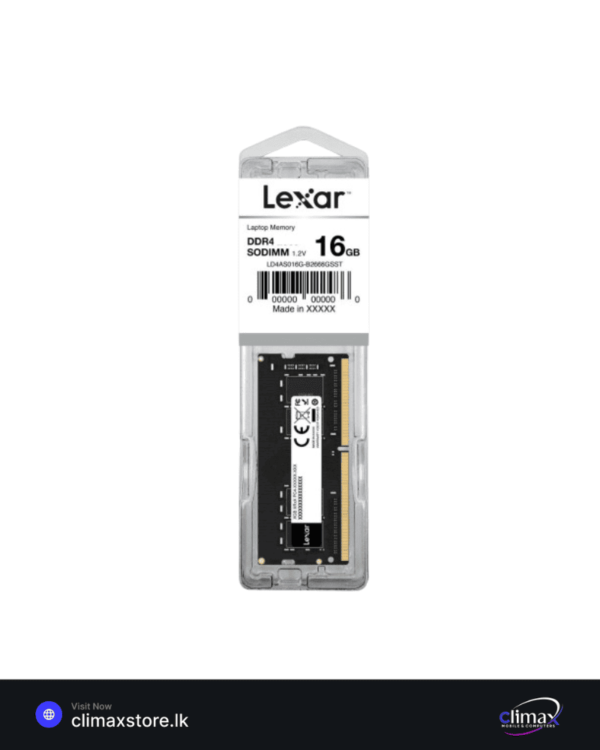 Lexar Laptop RAM DDR4 3000MHz 16GB